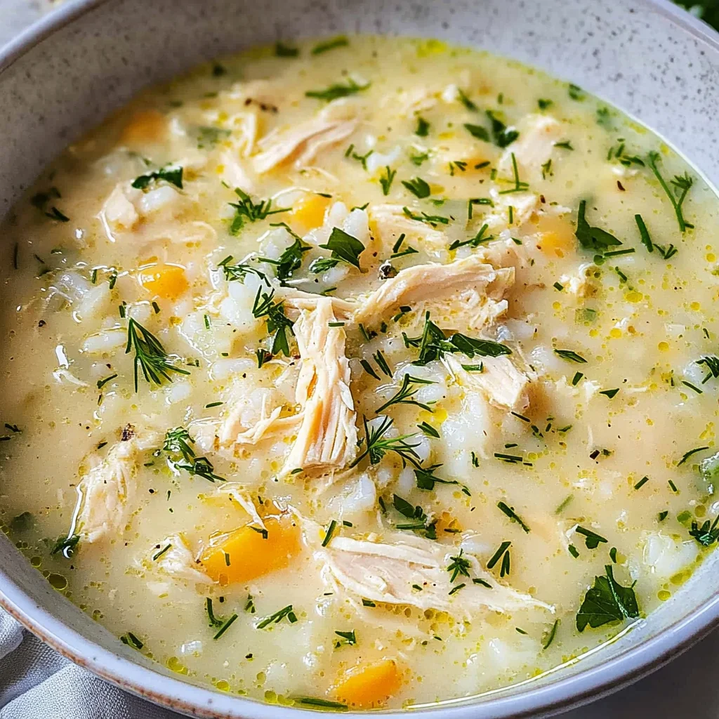 Avgolemono Soup (Greek Lemon Chicken Soup)