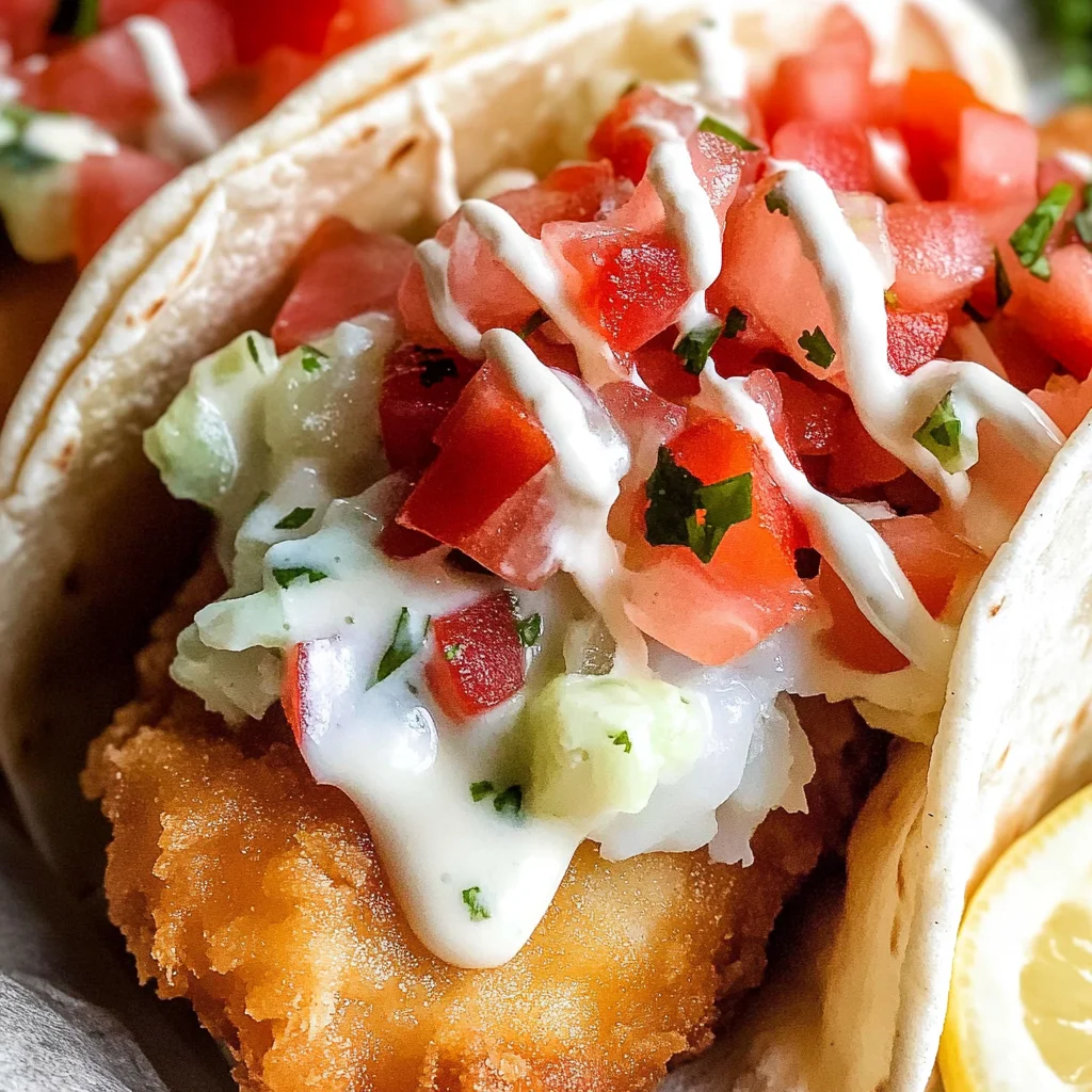 Beer Battered Fish Tacos