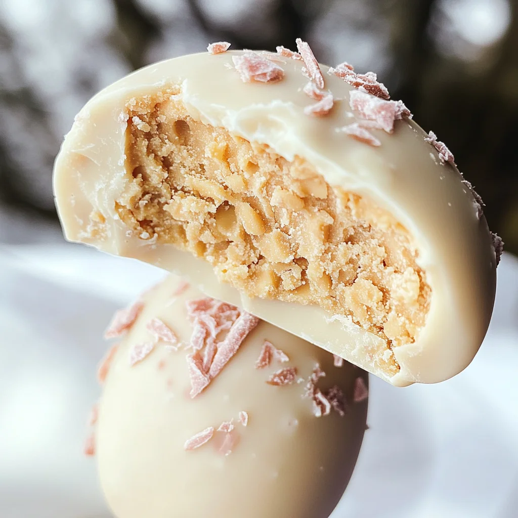 Healthy White Chocolate Peanut Butter Eggs