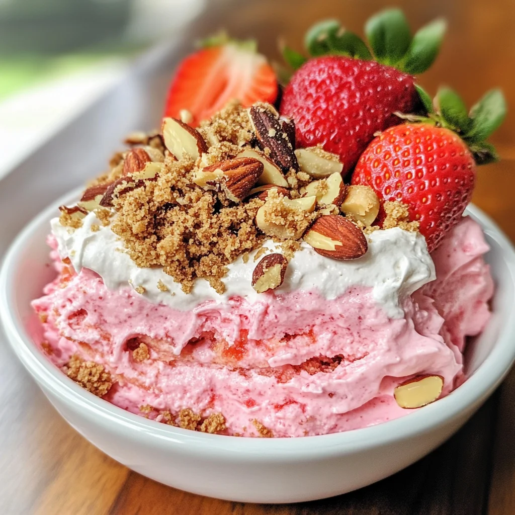 Low Carb Strawberry Cheesecake Fluff