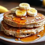 3 Ingredient Banana Oatmeal Pancakes Recipe