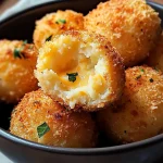 Air Fryer Cheesy Mashed Potato Balls
