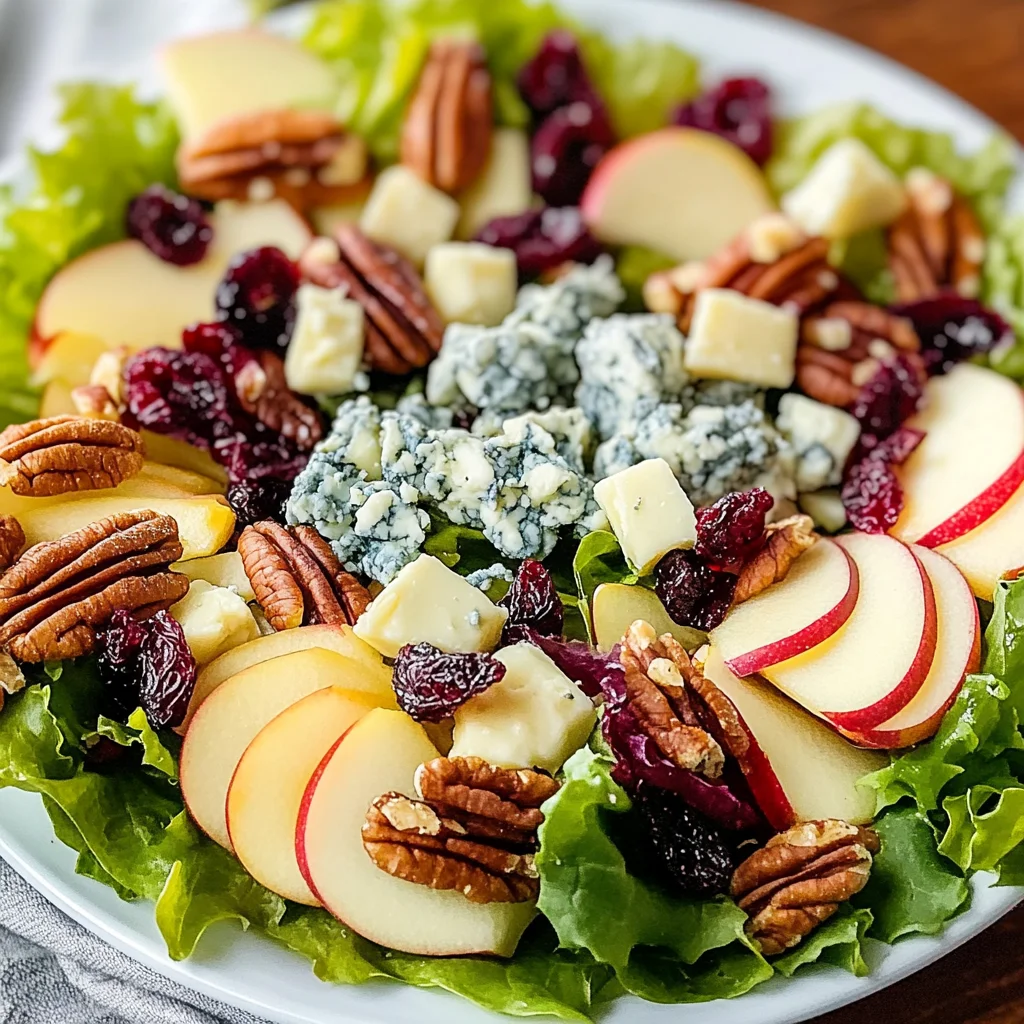Apple, Pecan & Blue Cheese Salad
