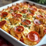Bubble Up Biscuit Pizza Casserole