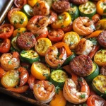 Cajun Shrimp and Sausage Sheet Pan with Veggies