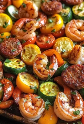 Cajun Shrimp and Sausage Sheet Pan with Veggies