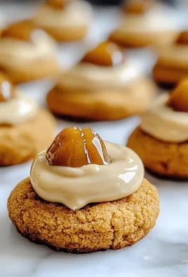 Cheesecake Filled Pumpkin Thumbprint Cookies