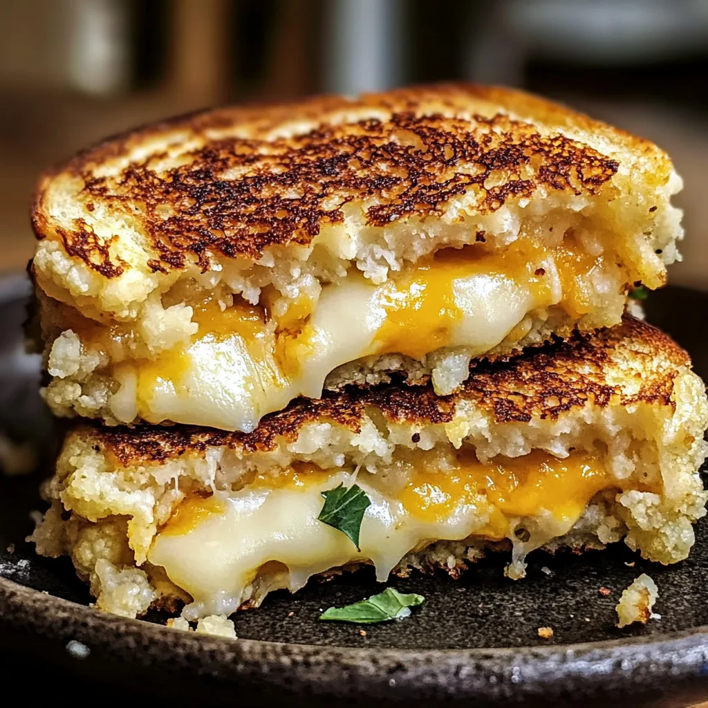 Cheesy Cauliflower Grilled Cheese Recipe (Low-Carb)