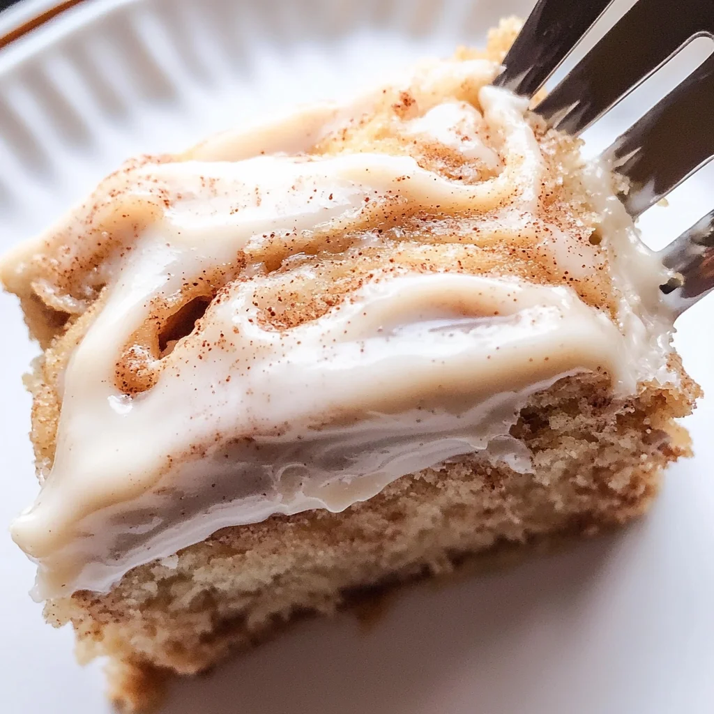 Cinnamon Roll Cake
