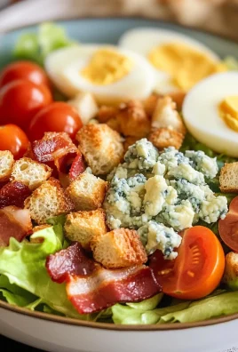 Cobb Salad with Homemade Croutons