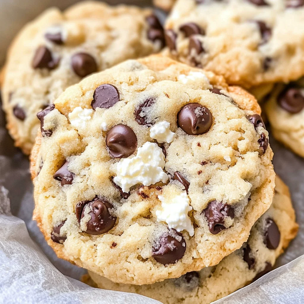 Cottage Cheese Chocolate Chip Cookies