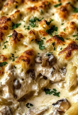 Creamy Chicken Alfredo Pasta Bake