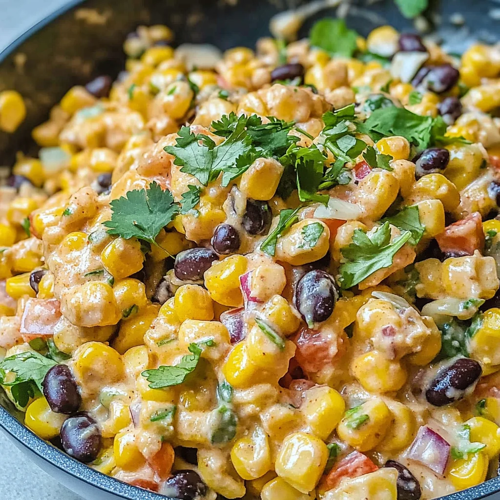 Creamy Mexican Street Corn Salad