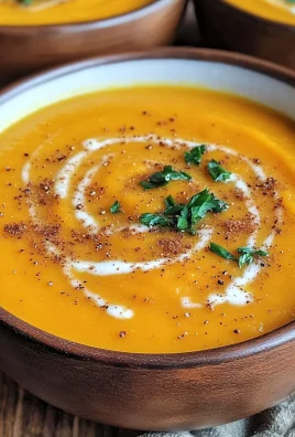 Creamy Roasted Butternut Squash, Sweet Potato and Carrot Soup Recipe