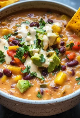 Creamy Vegetarian Tortilla Soup (Easy & Hearty)