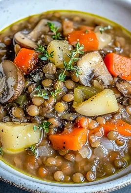 Crockpot Lentil Soup Recipe