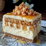 Crunchy & Creamy Honeycomb Cheesecake Cake
