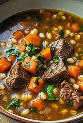 Delicious Beef Barley Soup Recipe for Comforting Family Meals