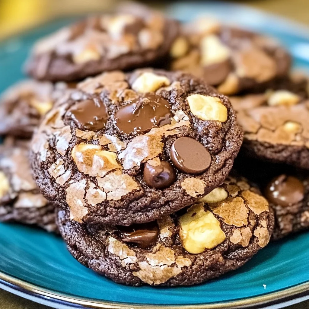 Delicious Cookies Made From Brownie Mix
