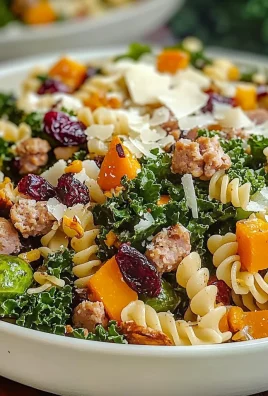 Delicious Fall Harvest Pasta Salad with Roasted Veggies and Turkey