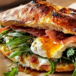 Delicious Fig and Burrata Pizza Sandwich Recipe to Try Tonight
