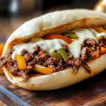 Delicious Philly Cheesesteak Sloppy Joes Recipe in 10 Minutes