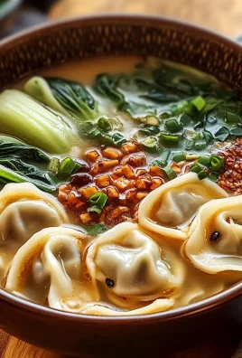 Delicious Vegan Gyoza Soup with Udon and Bok Choy Recipe