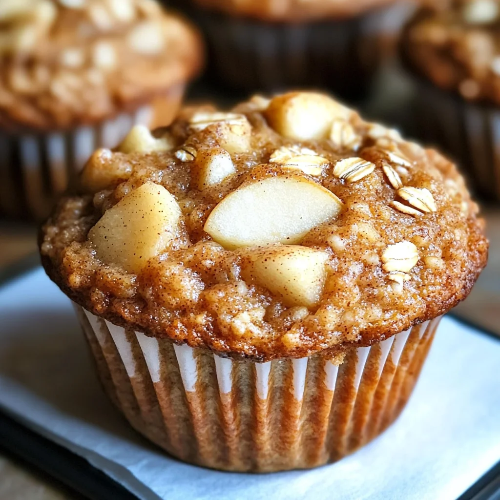Deliciously Healthy Apple Cinnamon Greek Yogurt Muffins