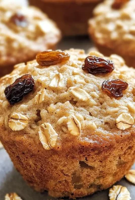 Easy Cake Mix Oatmeal Raisin Muffins