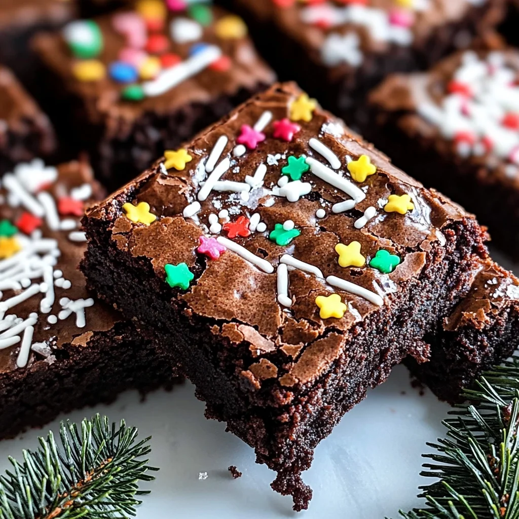 Easy Christmas Brownies Recipe