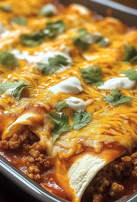 Easy Ground Beef Enchiladas