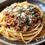 Easy Homemade Spaghetti Bolognese Recipe for Dinner Delight