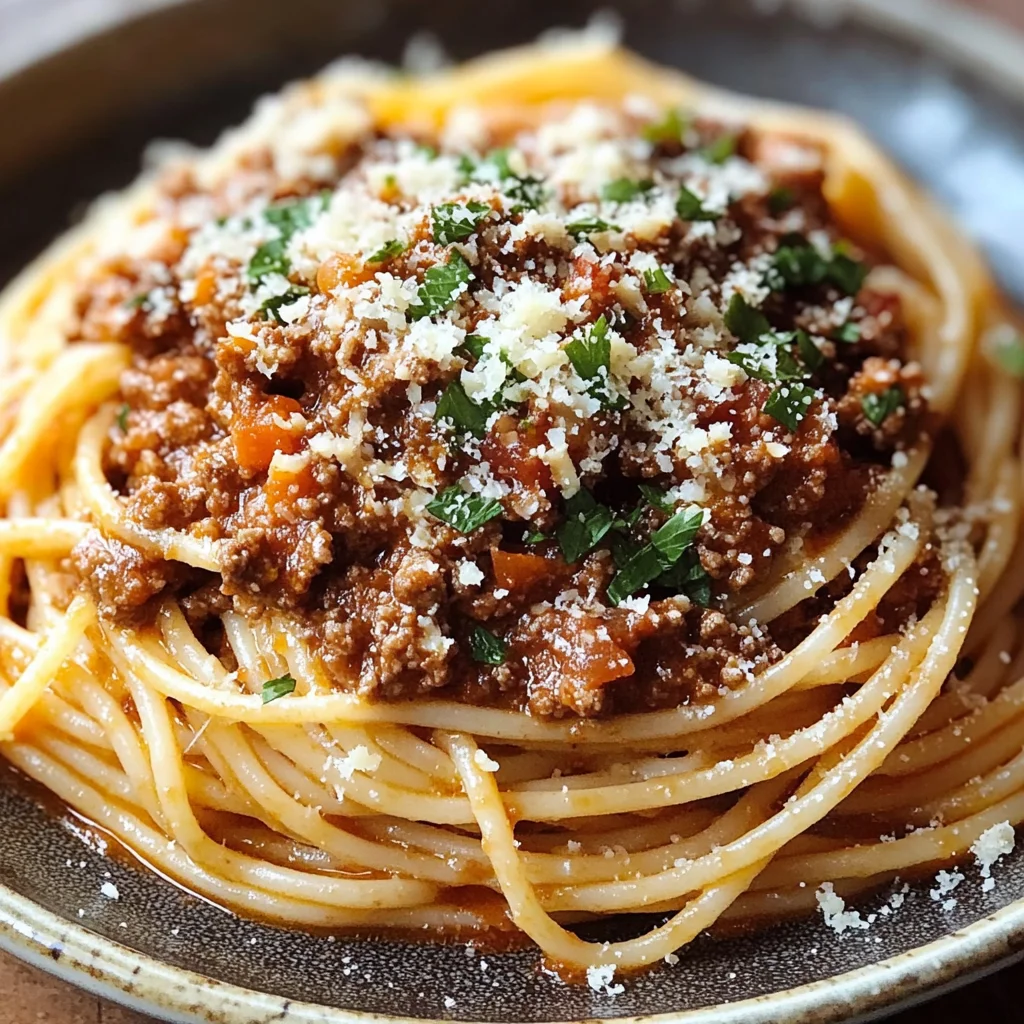 Easy Homemade Spaghetti Bolognese Recipe for Dinner Delight