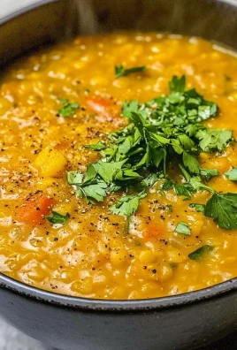 Easy Middle Eastern Red Lentil Soup