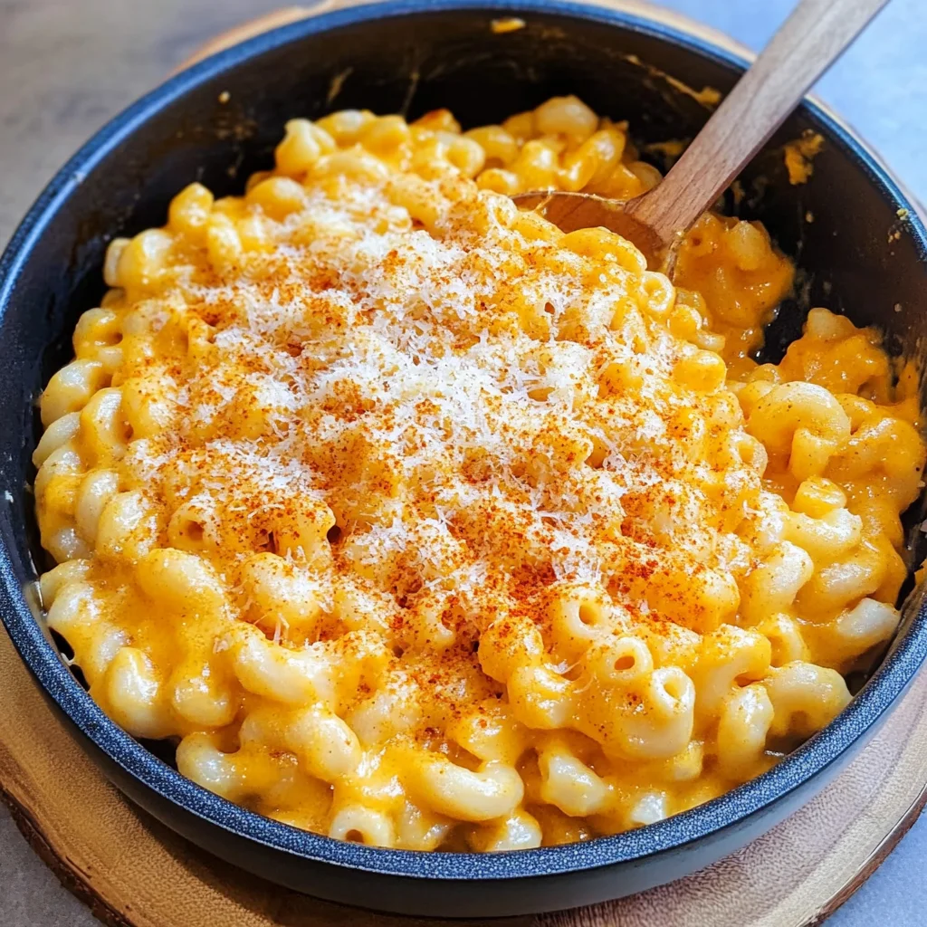 Easy Pumpkin Mac and Cheese