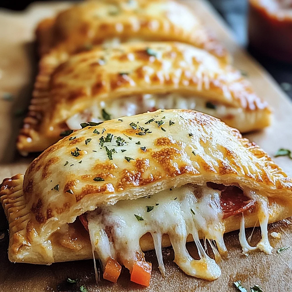 Football Pizza Pockets
