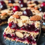Fresh Cherry Almond Bars