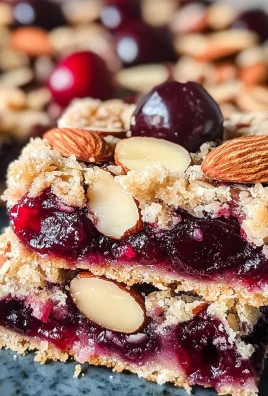 Fresh Cherry Almond Bars