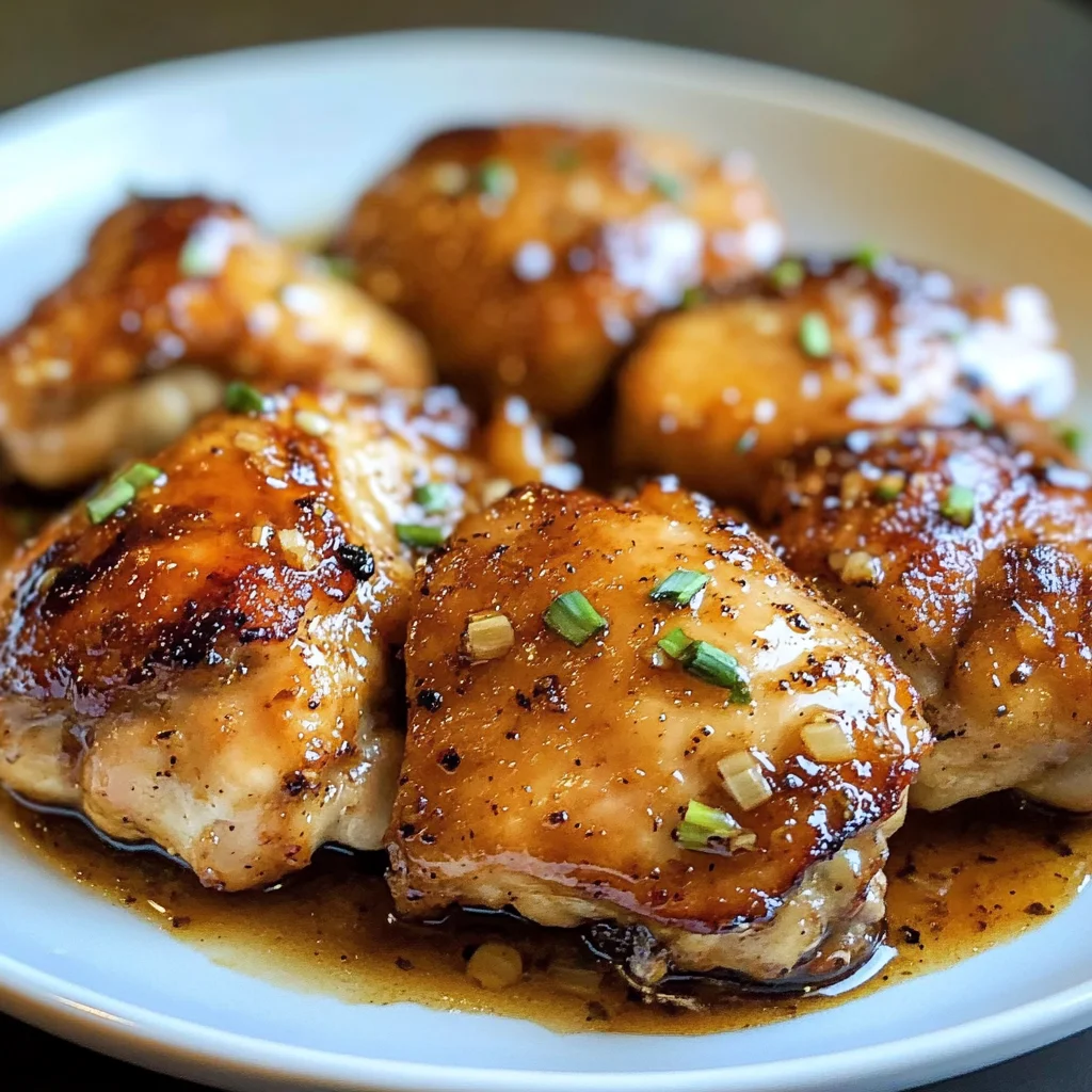 Garlic Brown Sugar Chicken