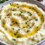 Garlic Butter Mashed Cauliflower