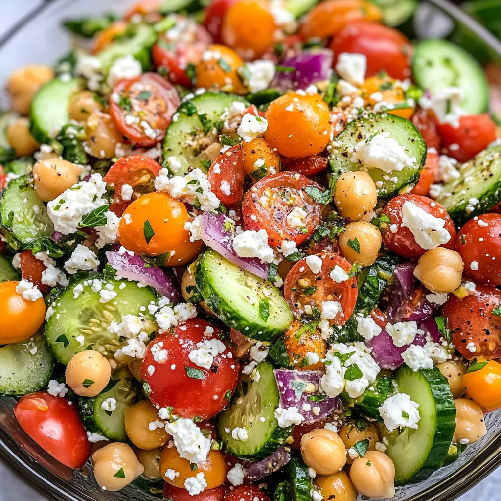 Greek Chickpea Salad