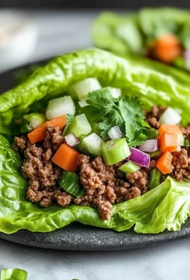 Ground Beef Lettuce Wraps Recipe
