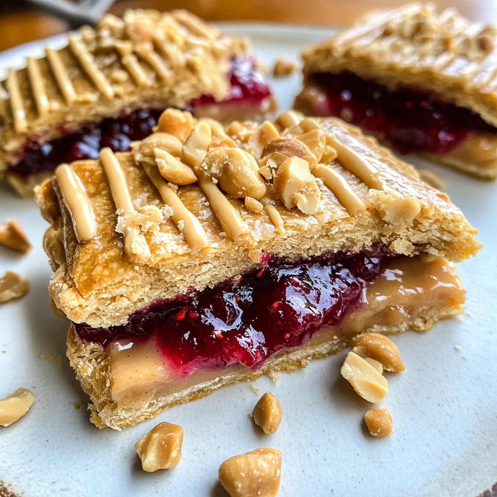Homemade Peanut Butter and Jelly Pop Tarts