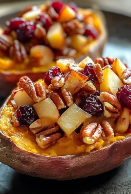 Irresistible Cranberry Apple Twice-Baked Sweet Potatoes