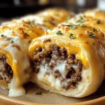 Irresistible Garlic Butter Cheeseburger Rollups Packed with Flavor