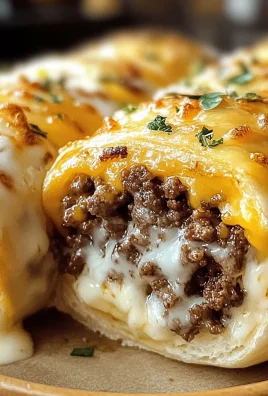 Irresistible Garlic Butter Cheeseburger Rollups Packed with Flavor