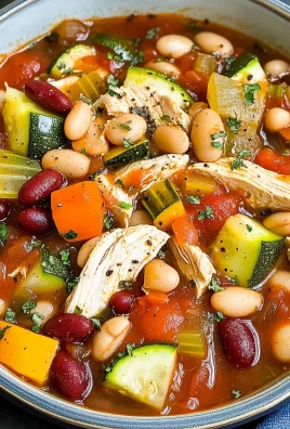 Italian Chicken Bean Soup