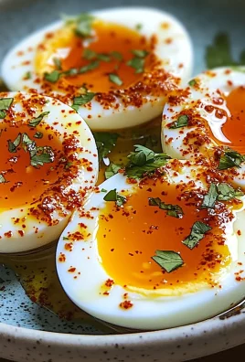 Jammy Eggs with Chili Butter and Garlic Yogurt