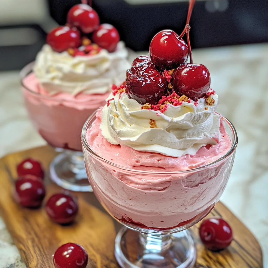 Keto Cherry Cheesecake Fluff