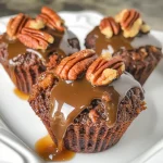 Keto Chocolate Pecan Pie Muffins